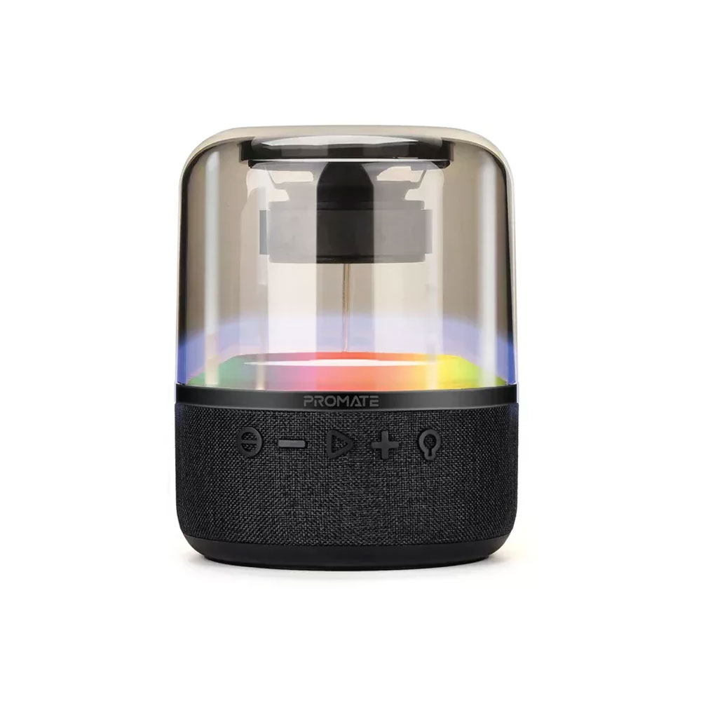 اسپیکر بلوتوثی قابل حمل پرومیت مدل GLITZ-L.BLACK